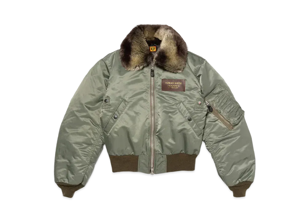HUMAN MADE Flight Jacket "Olive Drab"