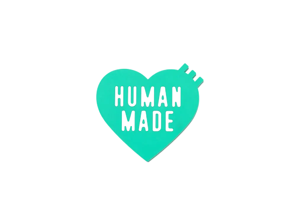 HUMAN MADE Heart Rubber Coaster "Green"