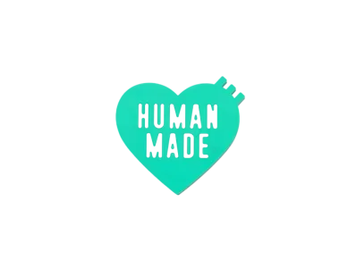 HUMAN MADE Heart Rubber Coaster "Green"