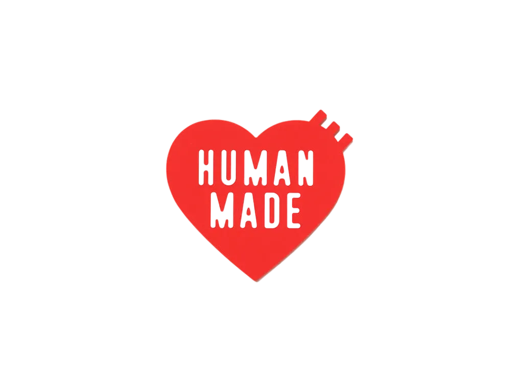 HUMAN MADE Heart Rubber Coaster "Red"
