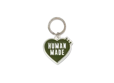 HUMAN MADE Heart Keyring "Olive Drab"