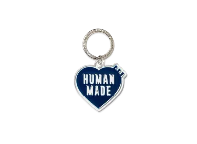 HUMAN MADE Heart Keyring "Navy"