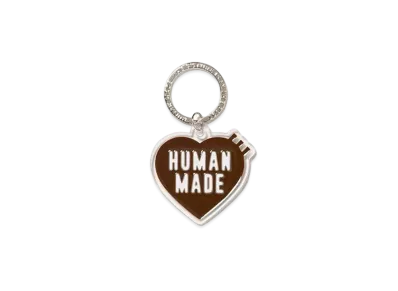 HUMAN MADE Heart Keyring "Brown"