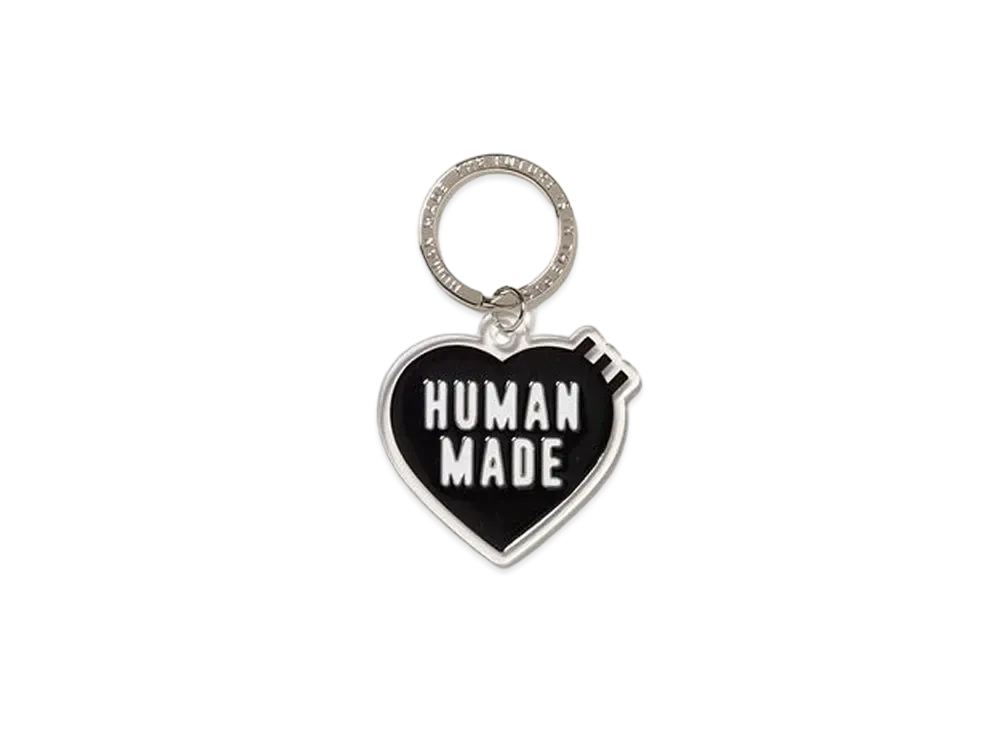 HUMAN MADE Heart Keyring "Black"