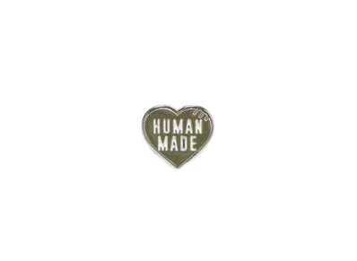 HUMAN MADE Heart Pins "Olive Drab"