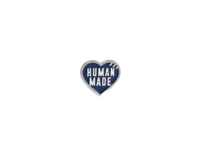 HUMAN MADE Heart Pins "Navy"