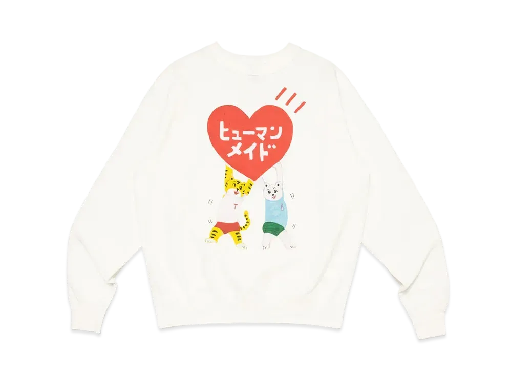 HUMAN MADE Keiko Sootome Sweat Shirt #2 "White"