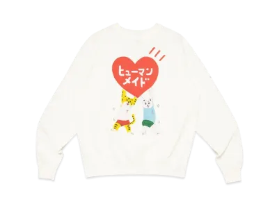 HUMAN MADE Keiko Sootome Sweat Shirt #2 "White"