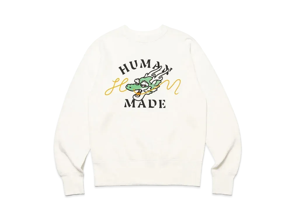 HUMAN MADE Dragon Sweatshirt #1 "White"