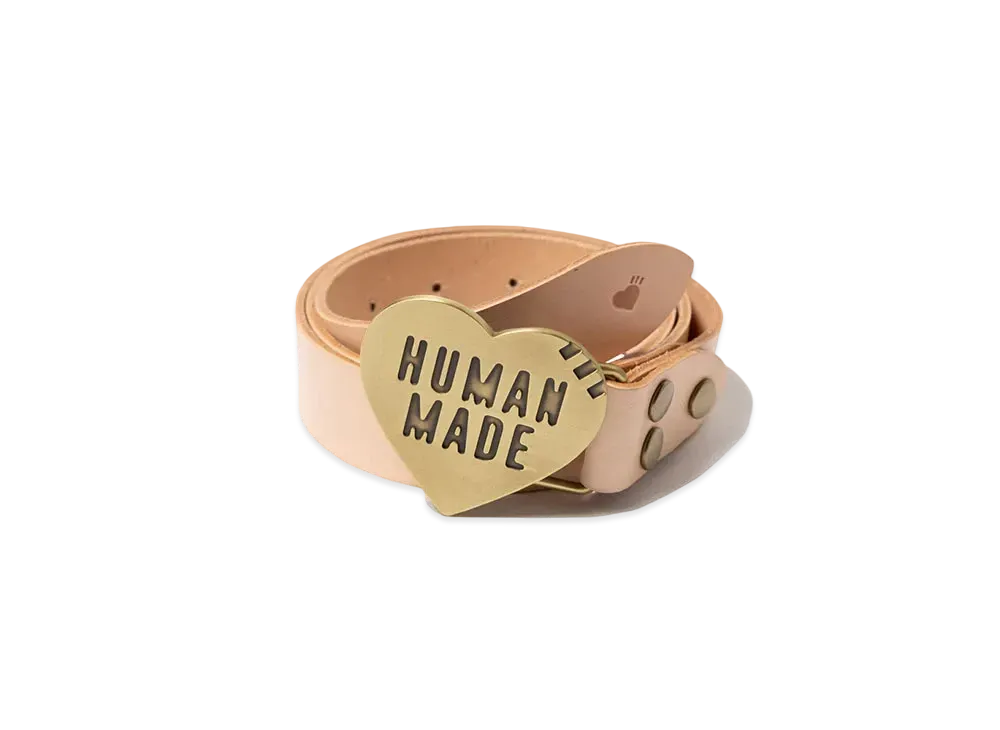 HUMAN MADE Leather Belt "Beige"