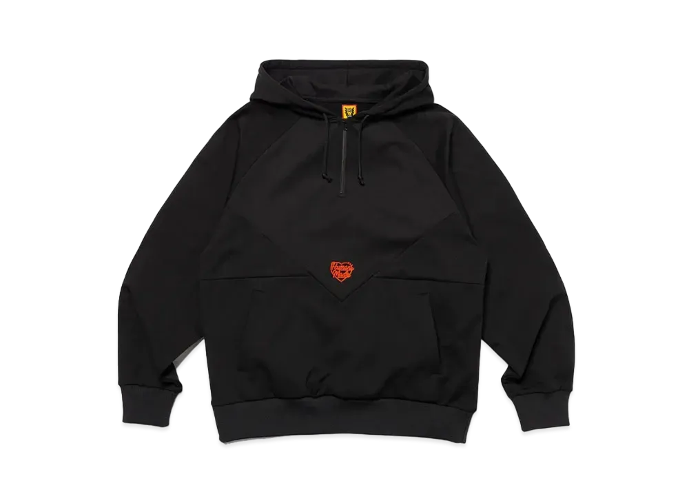 HUMAN MADE Half-Zip Hoodie "Black"