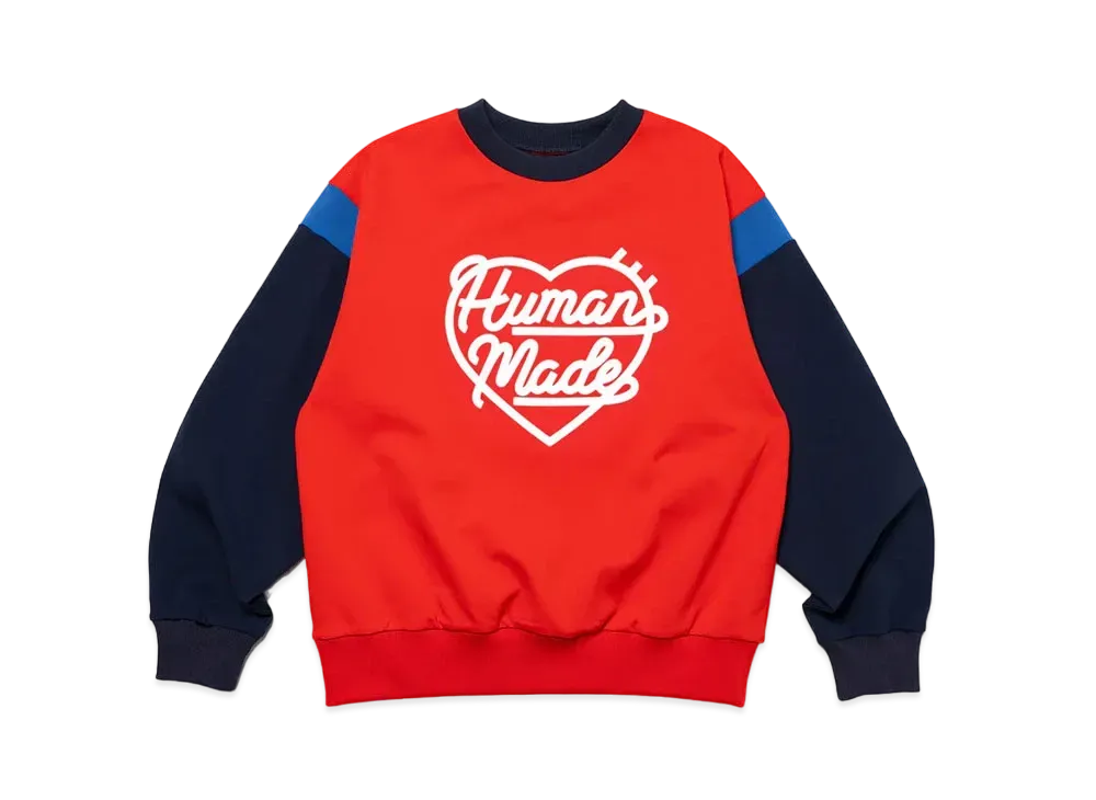 HUMAN MADE Crewneck Sweatshirt "Red"