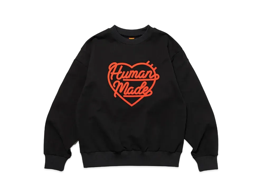 HUMAN MADE Crewneck Sweatshirt "Black"