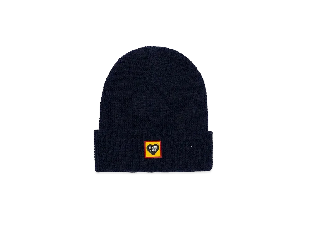 HUMAN MADE Waffle Beanie "Navy"