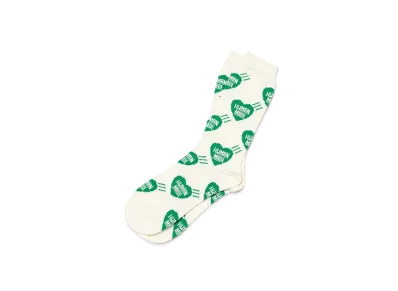 HUMAN MADE Heart Socks "Green"