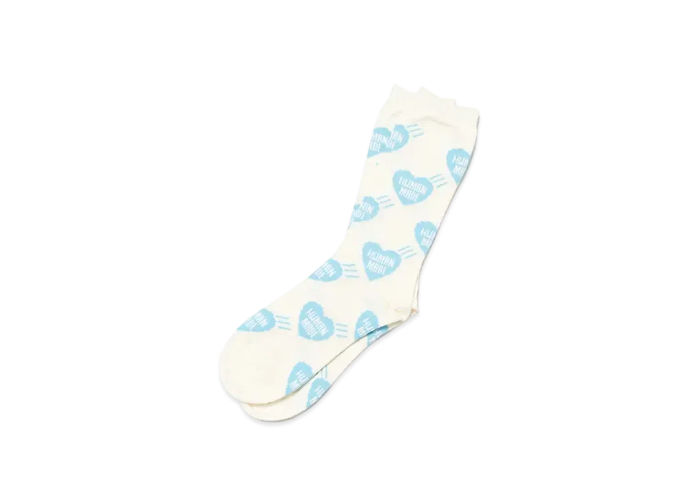 HUMAN MADE Heart Socks "Blue"
