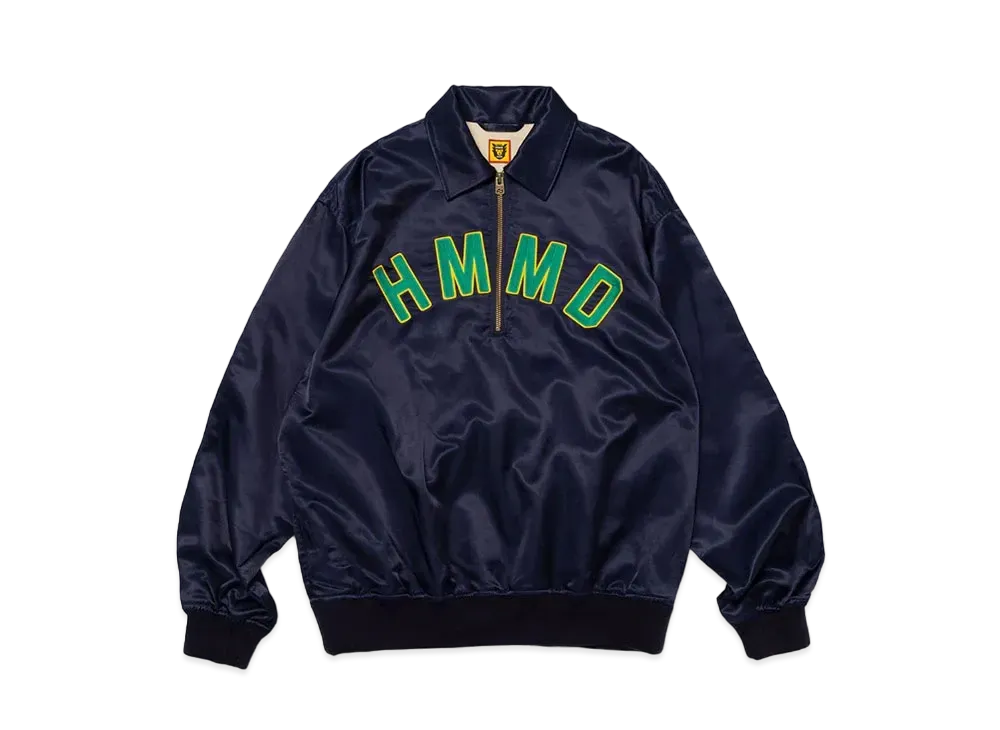 HUMAN MADE Half-Zip Pullover "Navy"