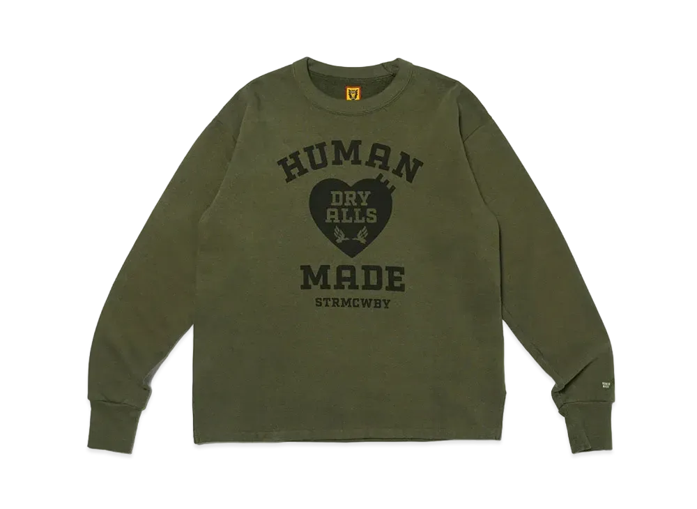 HUMAN MADE Military Sweatshirt "Olive Drab"