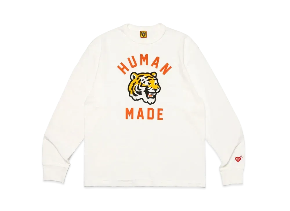 HUMAN MADE Graphic L/S T-Shirt "White"