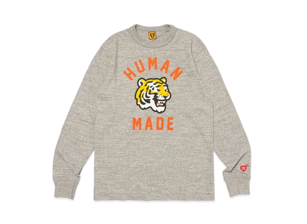 HUMAN MADE Graphic L/S T-Shirt "Grey"