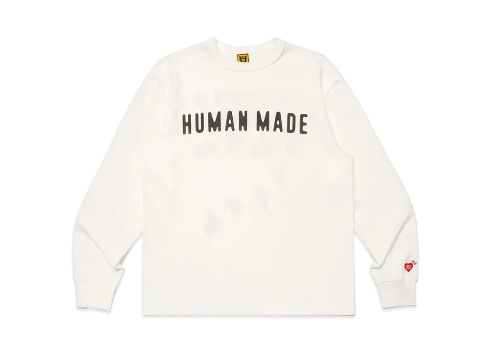 HUMAN MADE Graphic L/S T-Shirt "White"