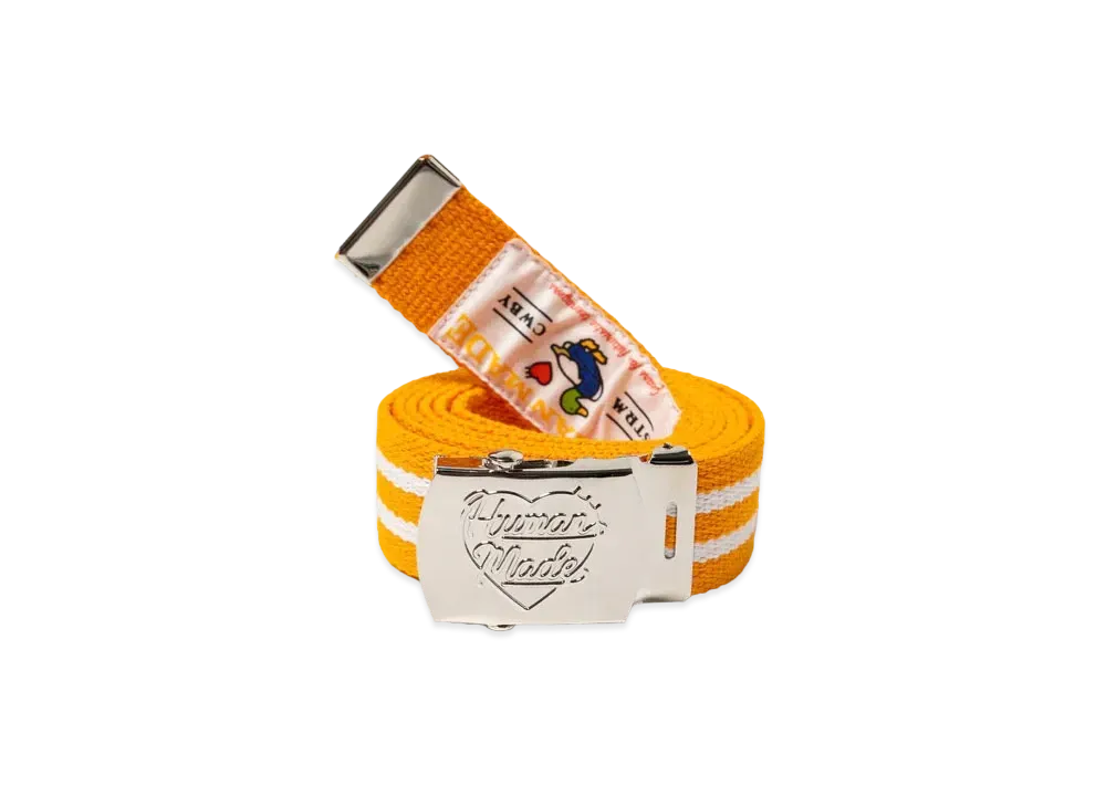 HUMAN MADE Web Belt "Orange"