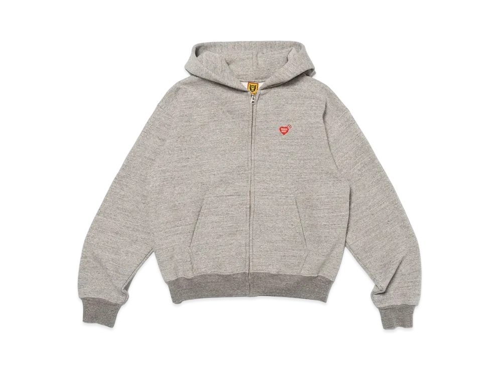 HUMAN MADE Zip-Up Hoodie "Gray" HM27CS033