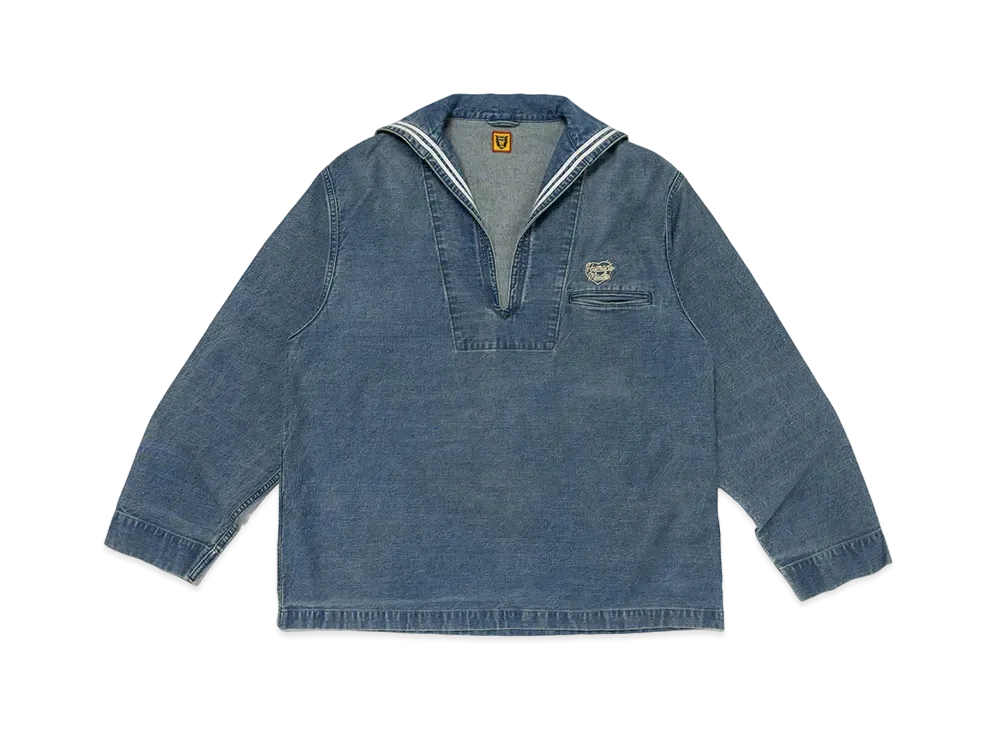 HUMAN MADE Denim Sailor Shirt "Indigo"