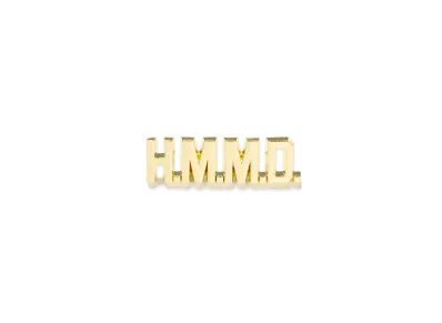 HUMAN MADE HM Logo Pins "Gold"