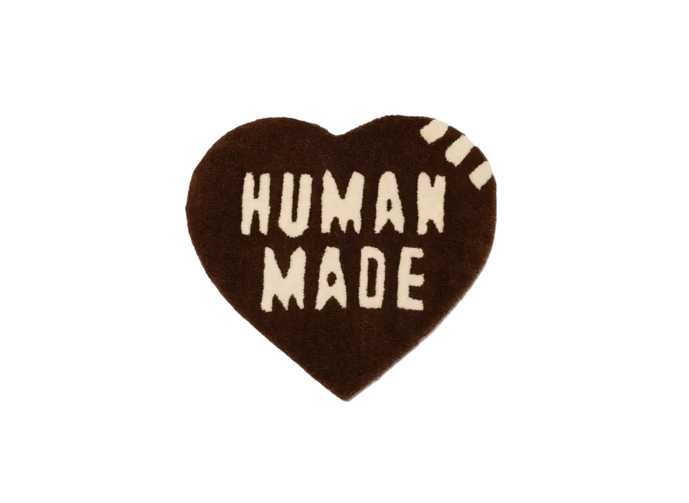 HUMAN MADE Heart Rug Small "Brown"