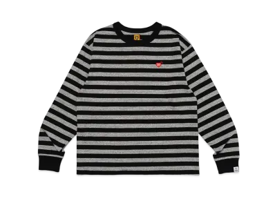 HUMAN MADE Striped L/S T-Shirt "Gray"