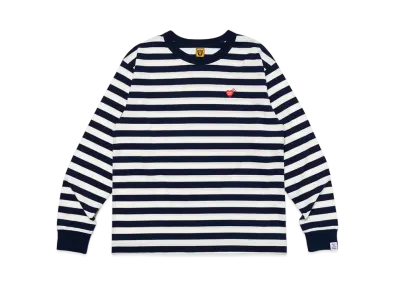 HUMAN MADE Striped L/S T-Shirt "White"