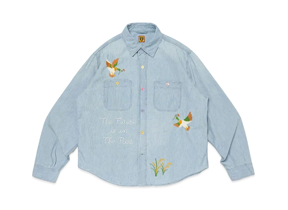 HUMAN MADE Chambray Work Shirt "Indigo"