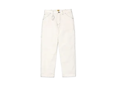 HUMAN MADE Garment Dyed Painter Pants "White"