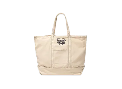 HUMAN MADE Garment Dyed Tote Bag "White"