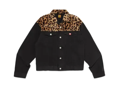 HUMAN MADE Leopard Denim Work Jacket "Black"