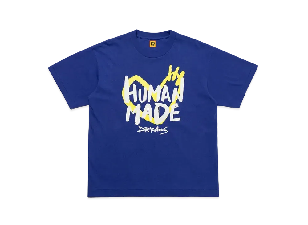 ヒューマンメイド グラフィック Tシャツ "ブルー"