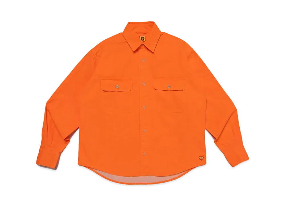 HUMAN MADE Twill Work Shirt "Orange"