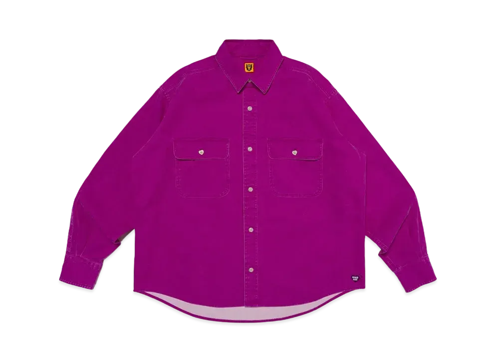 HUMAN MADE Twill Work Shirt "Purple"