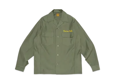 HUMAN MADE Open Collar Shirt "Green"