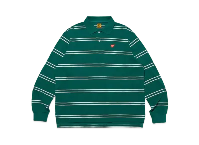 HUMAN MADE L/S Polo Shirt "Green"