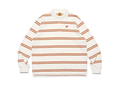 HUMAN MADE L/S Polo Shirt "White"