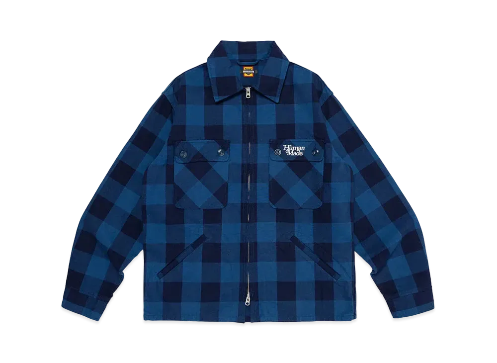 HUMAN MADE Zip-Up Jacket "Blue"