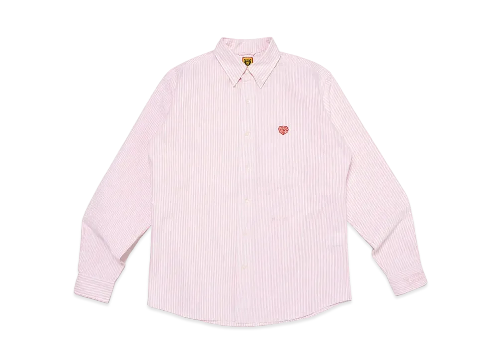 HUMAN MADE Stripe Oxford Bd Shirt "Pink"