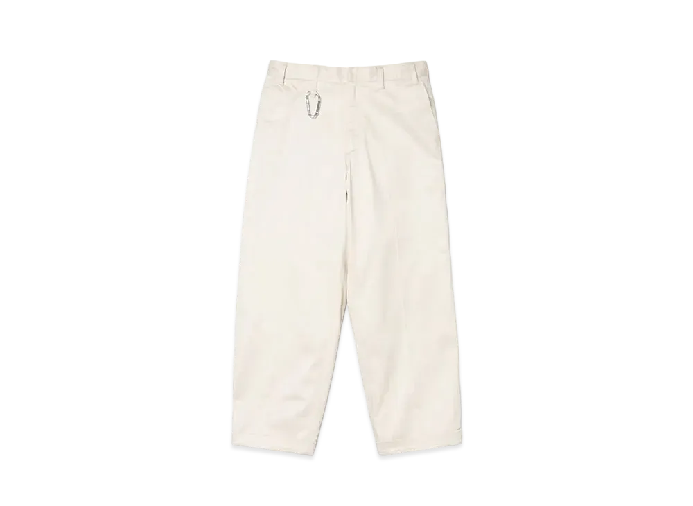 HUMAN MADE Wide Cropped Pants "White"