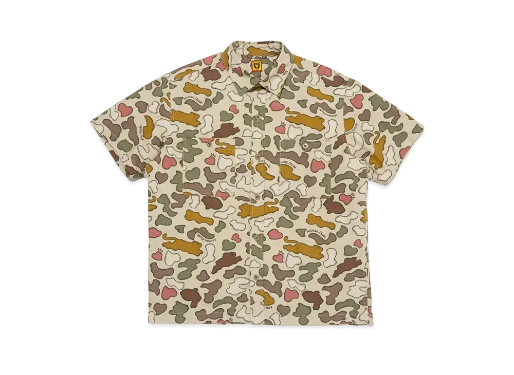 トップス HUMAN MADE x KAWS Made Camo Vest Brown HUMAN MADE x KAWS MADE CAMO SHIRT [ XX27SH001 ] – cotwohk