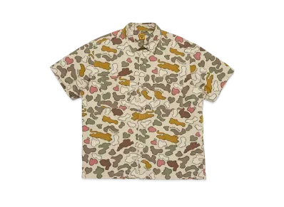HUMAN MADE x KAWS Made Camo Shirt "Brown"