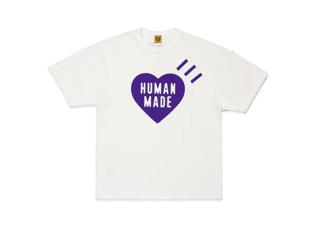 HUMAN MADE Heart T-Shirt Fukuoka "White"