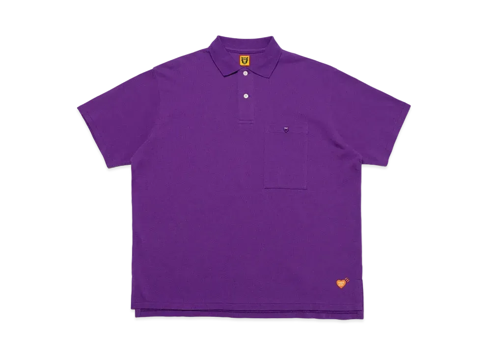 HUMAN MADE Big Polo Shirt "Purple"
