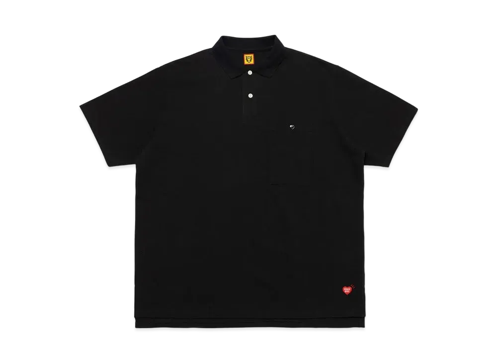 ヒューマンメイド ビッグポロシャツ "ブラック"